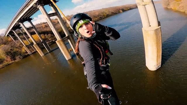 Rope Jumping | Ивановский мост 35м | Роуп Джампинг в Николаеве смотреть онлайн