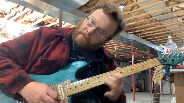 1994 Peavey Predator Guitar Made in USA/Cheap Chinese Alnico V EBay Pickups Review/Demo смотреть онлайн