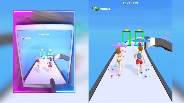 ? Satisfying Mobile Games UP LEVEL Playing 1000 Tiktok Video - Clothes Run, Twerk Rush 1QCNDJ смотреть онлайн