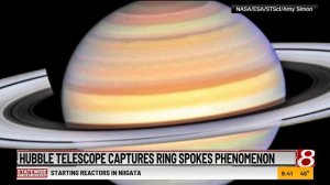 Hubble telescope spots ghostly shadows on Saturn’s rings