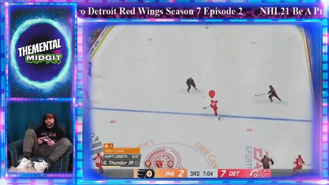NHL21 Be a Pro Stanley Cup Champions Detroit Red Wings Season 7 Episode 2