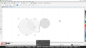 CorelDraw for Beginners Complete Course | Polygon | Star | Impact | Common Shapes | Class 17