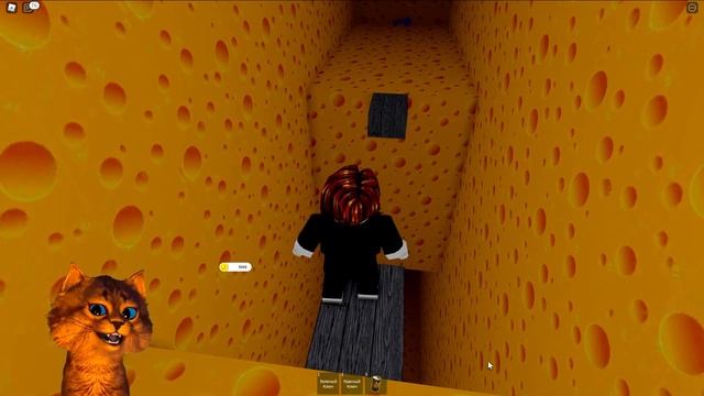 ГОЛОДНАЯ КРЫСА В РОБЛОКС cheese Escape Horror #roblox смотреть онлайн