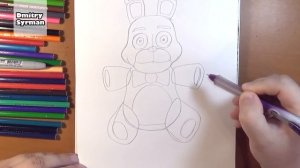 How to draw  Bonnie Plush, FNAF, Как нарисовать Бонни