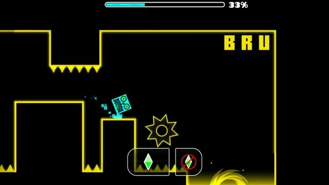 играю геометри Даш.