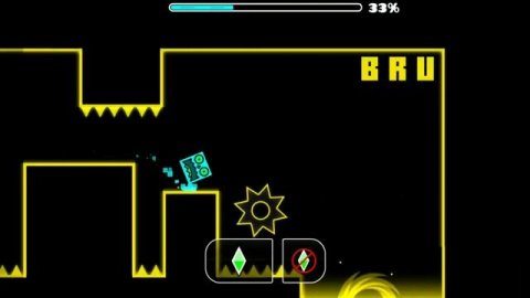 играю геометри Даш.