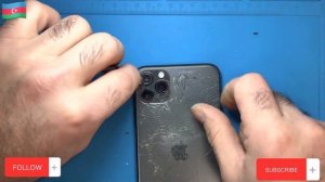 iphone 11 pro max back camera lens replacement / айфон 11 про макс замена стекло (лэнс) камеры