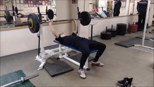 Егор Зобач (13 лет) жим лежа 52,5 кг