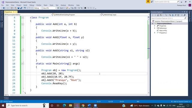 Method Overloading in C# | Method Overloading in CSharp with Examples смотреть онлайн