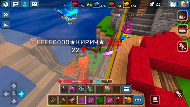 4 Legends VS 12 Pro In BlockmanGo BedWars  blockman go