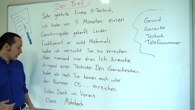 Almanca A2 INTENSIV Ders - 32 Der Brief - Almanca Mektup - Bölüm - 1