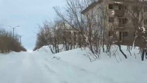 Воркута ,посёлок заполярный, заброшенная его часть