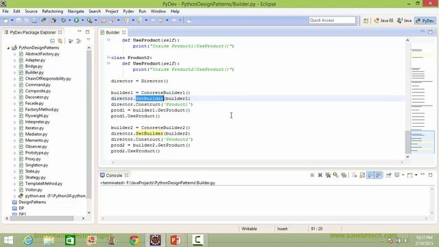 Builder Design Pattern In Python