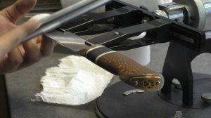 Нож ВОЛК от Александра Чижова. Заточка. Тест.