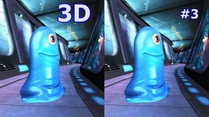 Monsters vs  Aliens 3D video SBS VR box google cardboard 3