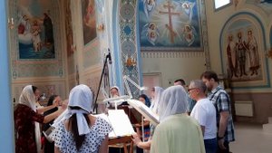 "Херувимская песнь". Напев XVIIв., на "Видя разбойник"