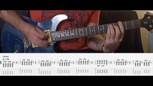 How to play The Wicker Man - Iron Maiden Rhythm Guitar (Tab included)