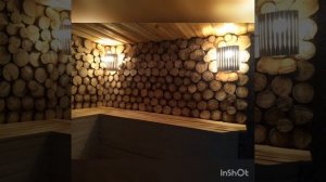 Из деревянных спилов плашек