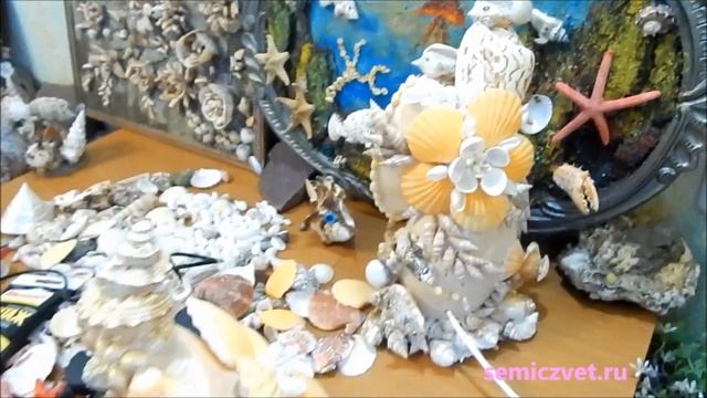 ?? Светильники из больших морских раковин своими руками