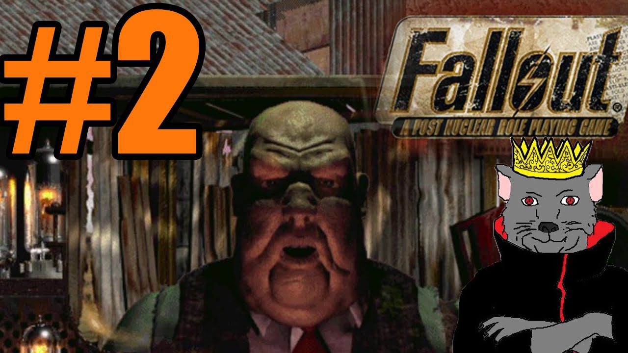 Fallout 1  Прохождение ч2 - Гизмо Лопнул и Рейдеры делятся Вкуснятиной