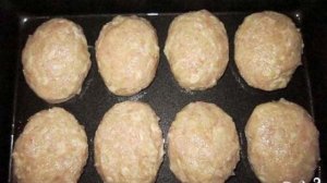 Котлеты из куриного фарша в духовке