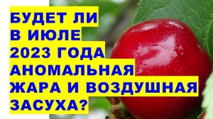 Прогноз погоды на июль 2023 года. Будет ли аномально жарким с воздушной засухой июль 2023 года?