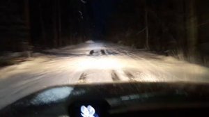 Нива на просёлке зимой.mp4