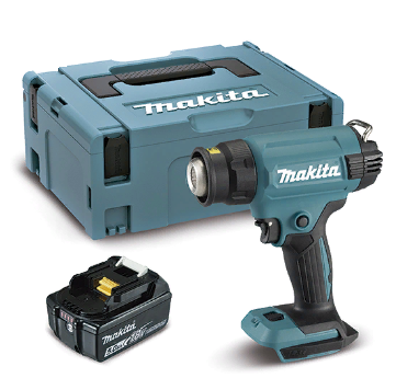 ФЕН АККУМУЛЯТОРНЫЙ ТЕПЛОВОЙ  MAKITA DHG181RT1J