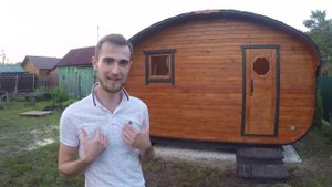 Вместимость бани Квадро Овал 4 на 5 метров. Живой обзор. Часть №1