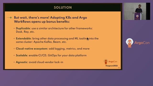 Lightning Talk: Running Cloud-native Spark Jobs with Argo Workflows - Caelan Urquhart & Darko Janji смотреть онлайн