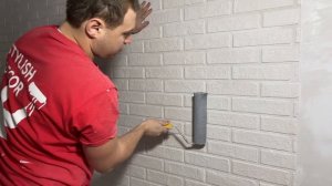 Декоративный КИРПИЧ из штукатурки.Самый быстрый и дешёвый способ. Decorative plaster brick