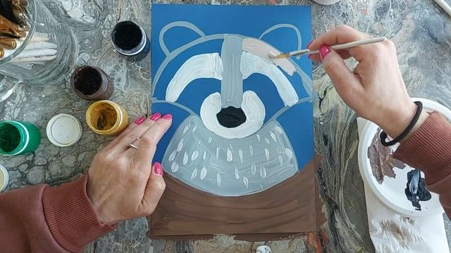 Как нарисовать енота. Енот смотреть онлайн