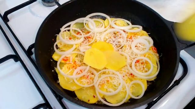 Беру 3 КАРТОШКИ, ЛУК! за 10 минут! Даже остыть не успеетБыстрый,Бюджетный и Вкусный Завтрак или обе