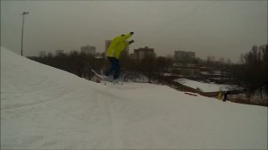 360 фронтсайд на сноуборде Кант Бертон парк Нагорная Крусс