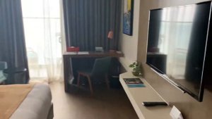 Обзор номера в отеле Citadines NhaTrang. Нячанг. Вьетнам.