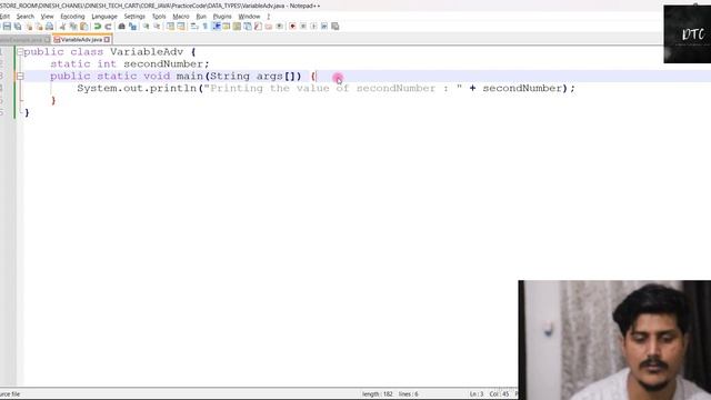 Declaration and Initialization of Static and Instance Variables in Java | DTC