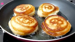 Пышные Оладьи с ветчиной и сыром! Без дрожжей!