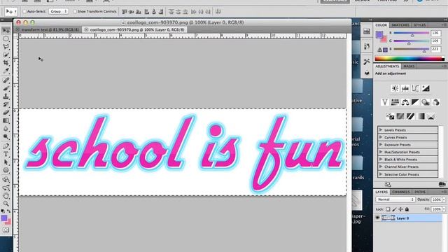 Photoshop CS5 Free transform tool смотреть онлайн