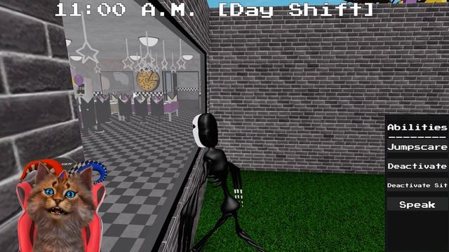 ИГРАЮ ЗА АНИМАТРОНИКА КОШМАРНАЯ МАРИОНЕТКА / ФНАФ 3D ПУГАЮ ОХРАННИКА / КООП FNAF ROBLOX смотреть онлайн