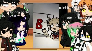 the hashira react to my hero academia part 1