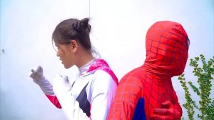 TEAM SPIDER MAN in REAL LIFE #604 |  Marvel's Spider-Man 2 - NAPOLEON - AMERICAN FICTION - Tiger 3