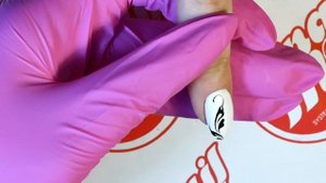 Как рисовать Вензеля пошагово Завитки на ногтях