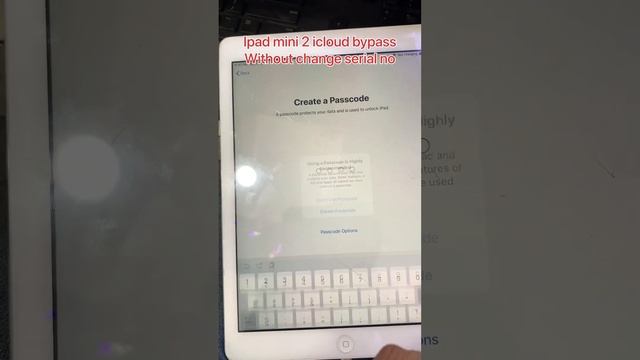 Ipad mini 2 icloud bypass without change serial no