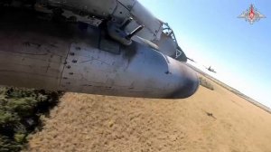 Боевая работа Су-25 в зоне СВО