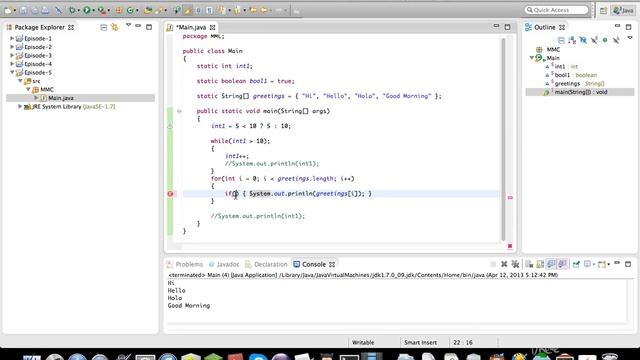 Java Tutorials: Episode 5 - Ternary Operators and Loops смотреть онлайн