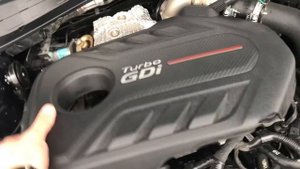 Звук работы двигателя T-GDI на Kia Optima GT (кузов JF)