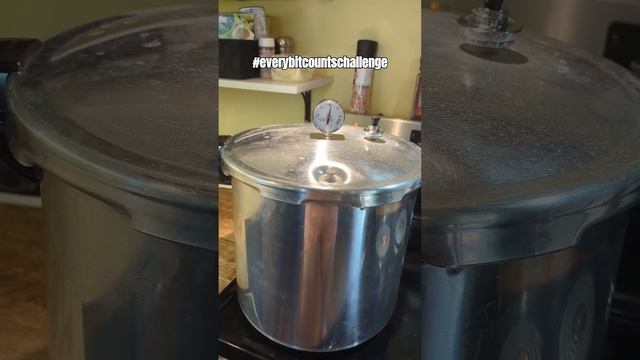 We are canning vegetable broth and participating in the #everybitcountschallenge