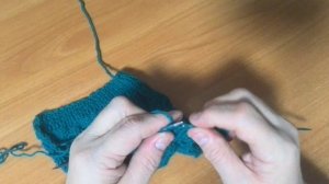 Крупный узор спицами Сердечки для ваших изделий