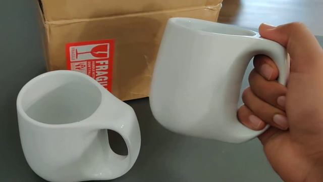 MECOWON 16OZ Porcelain Mugs, Set of 2 Coffee Mugs,White смотреть онлайн