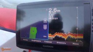 Эхолот Гармин Quickdraw Contours на какой скорости работает?